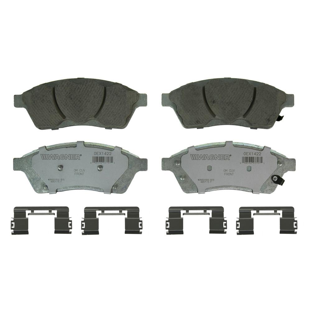 Bosch BE1422 Blue Disc Brake Pad Set for 2010-15 Cadillac SRX and 2011 Saab 9-4X FRONT