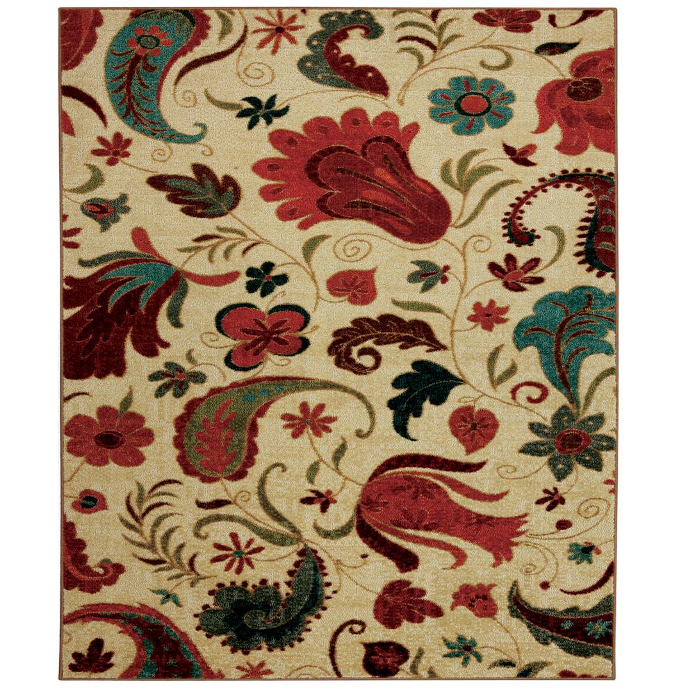 Mohawk Home Tropical Acres Multi 10 ft. x 10 ft. Square Indoor Area Rug