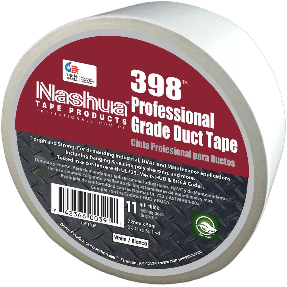 Nashua Tape 2.83 in. x 60.1 yds. 398 AllWeather HVAC Duct Tape in