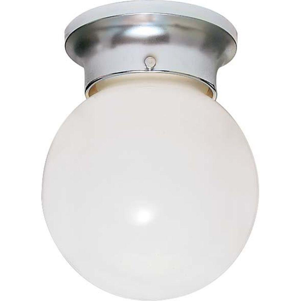 Glomar Tony 1 Light Polished Chrome Flush Mount Cli Sc771101 The