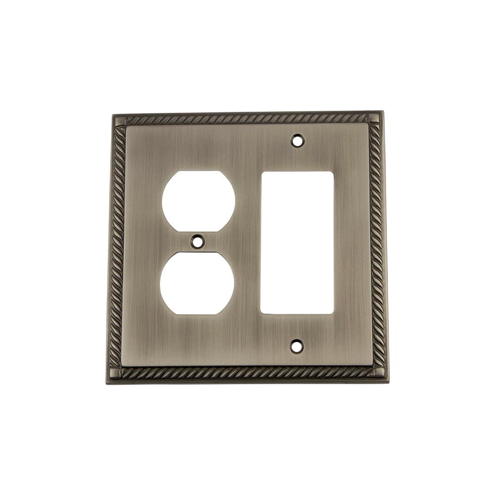 Metal Pewter Wall Plates Jacks The Home Depot