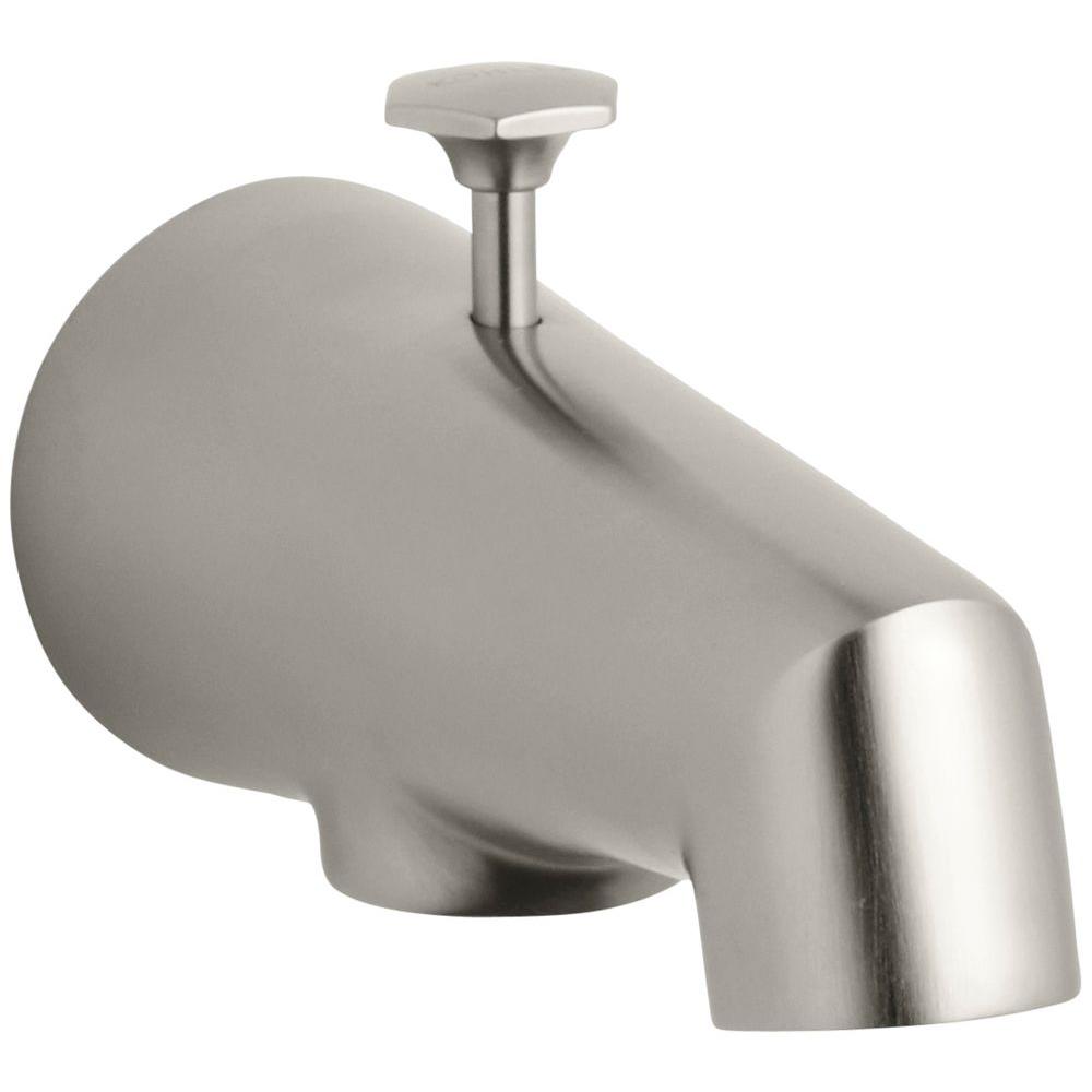 KOHLER Standard Diverter Bath Spout in Vibrant Brushed Nickel6855BN