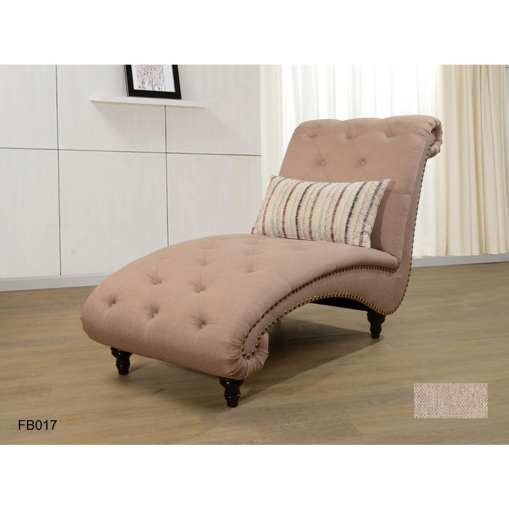 Beige Chaise Lounge Chair Sh017 The Home Depot Undefined Beige Chaise Lounge Chair
