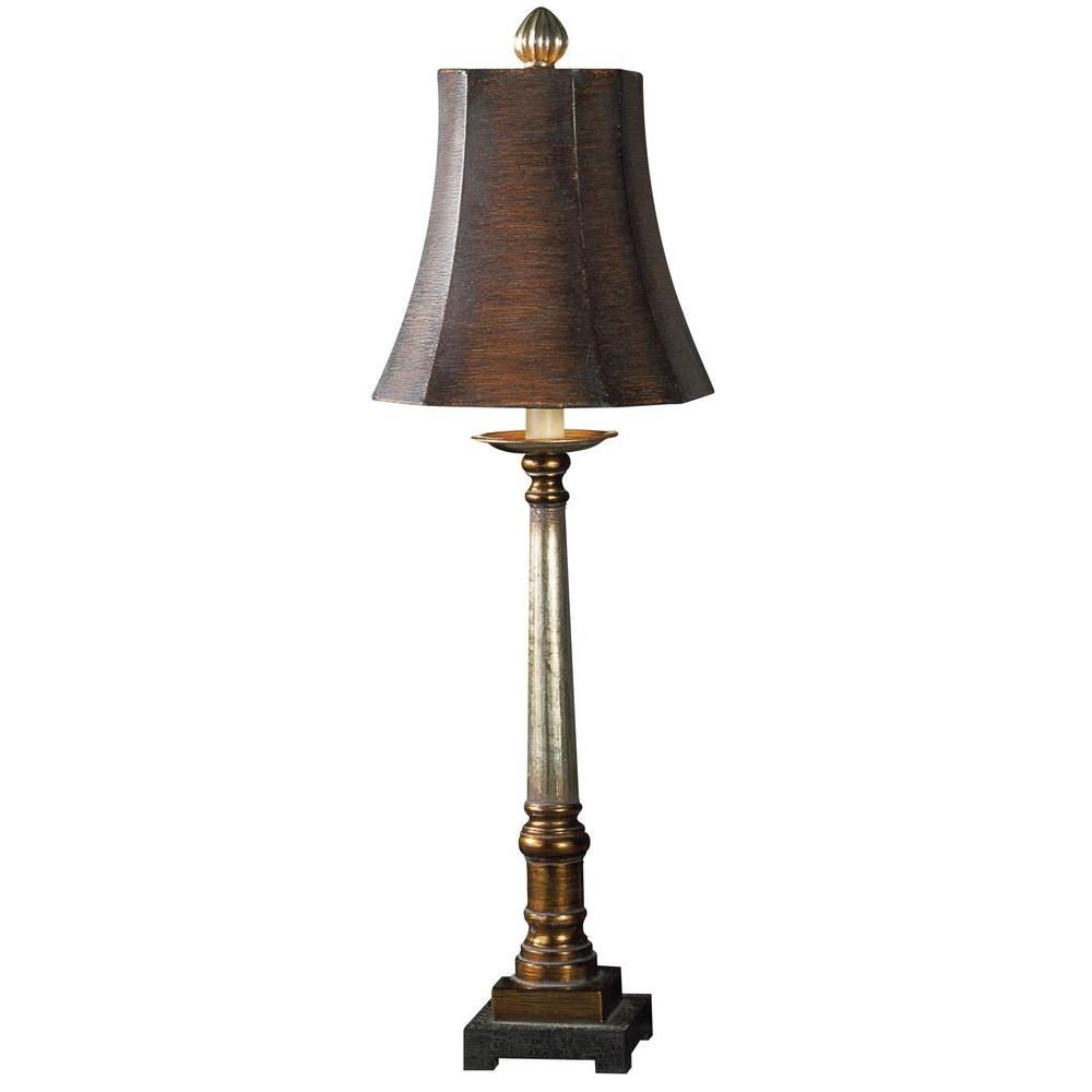 Global Direct 33 in. Warm Bronze Buffet Lamp29058 The Home Depot