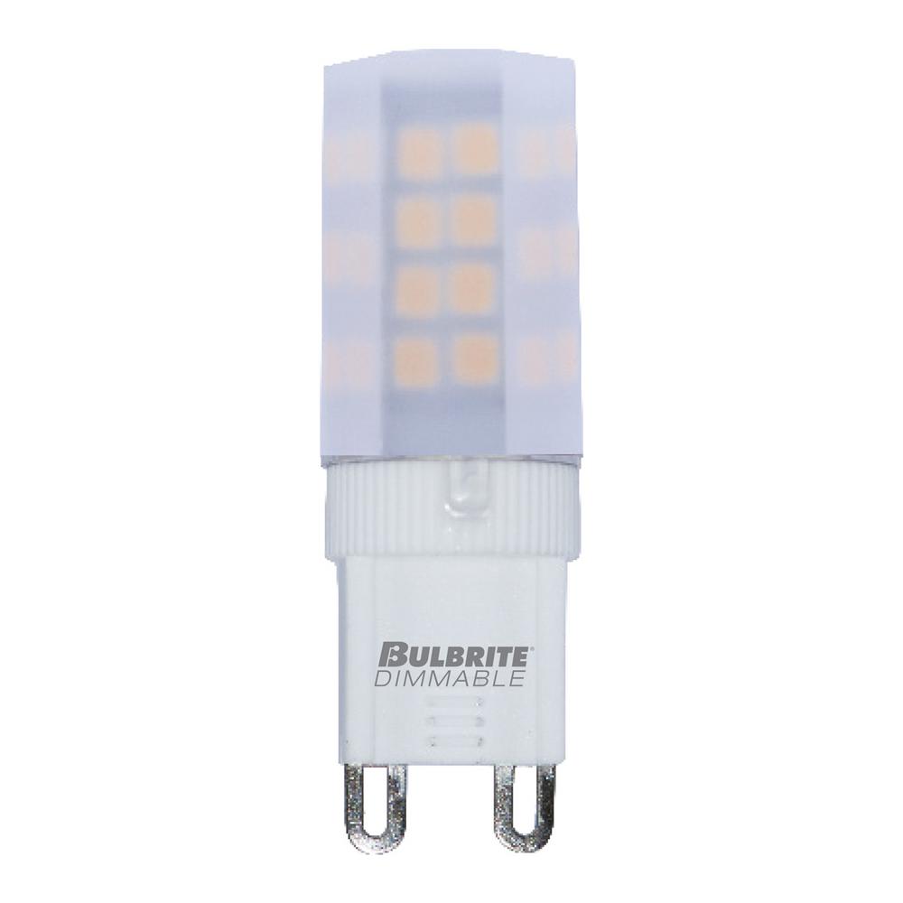 G9 0 449 Dimmable Led Bulbs Light The Home Depot 35 Watt Equivalent T4 Dimmable Bi Pin G9 Led Light Bulb Soft