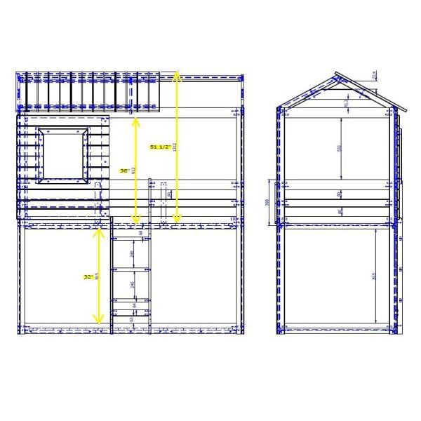 donco twin tower bunk bed