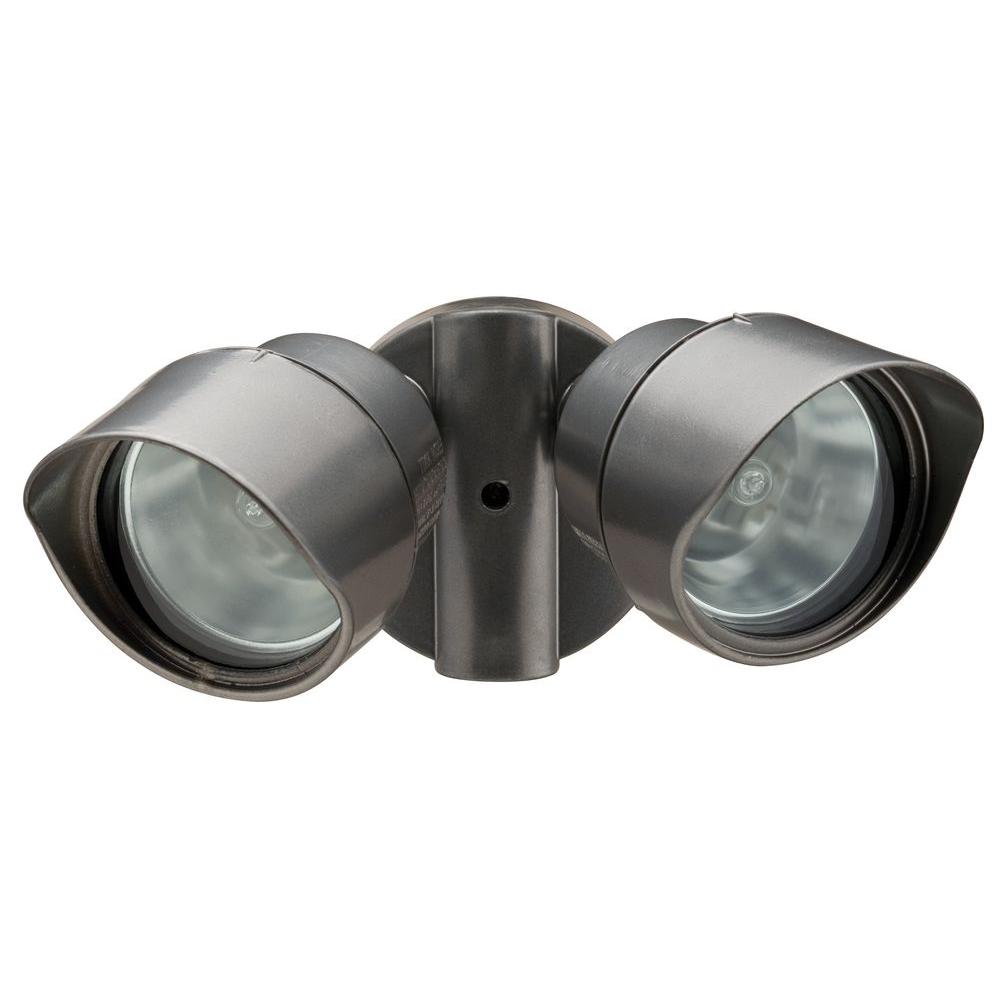 Lithonia Lighting 2 Lamp Outdoor Bronze Flood Light Oftr 200q 120