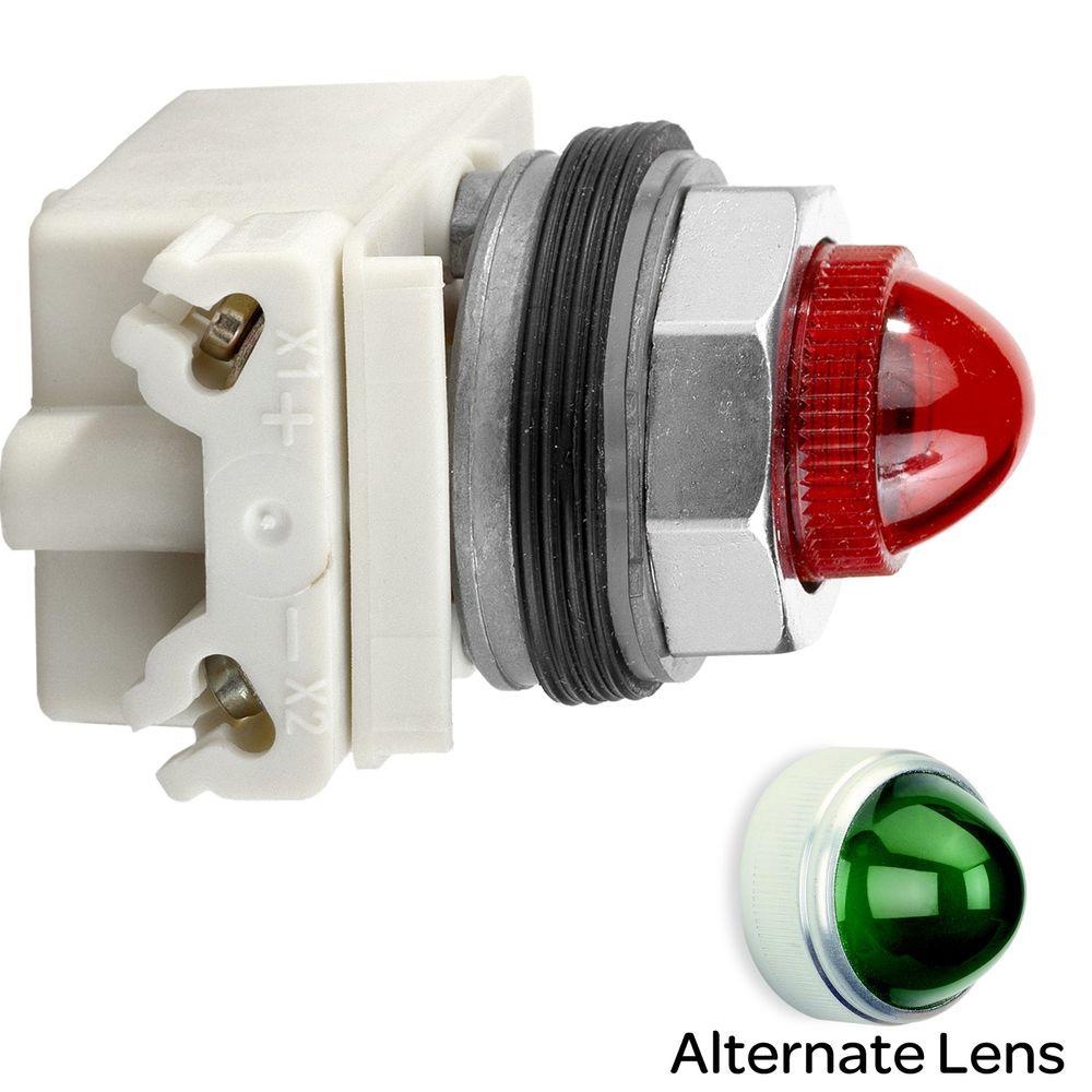 Schneider Electric 30 mm Pilot Light Assembly9001AL1 The Home Depot