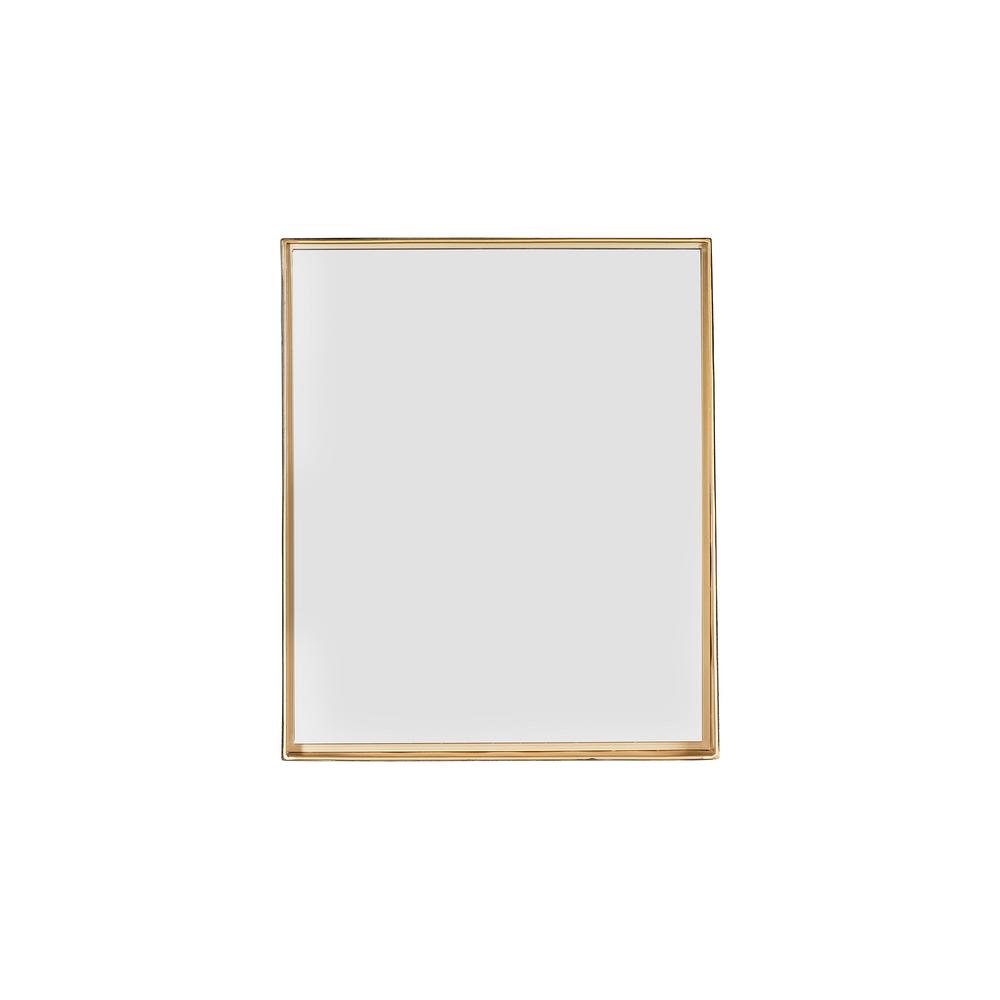 3R Studios Black Rectangle Pivoting Wall Mirror EC0235 The Home Depot