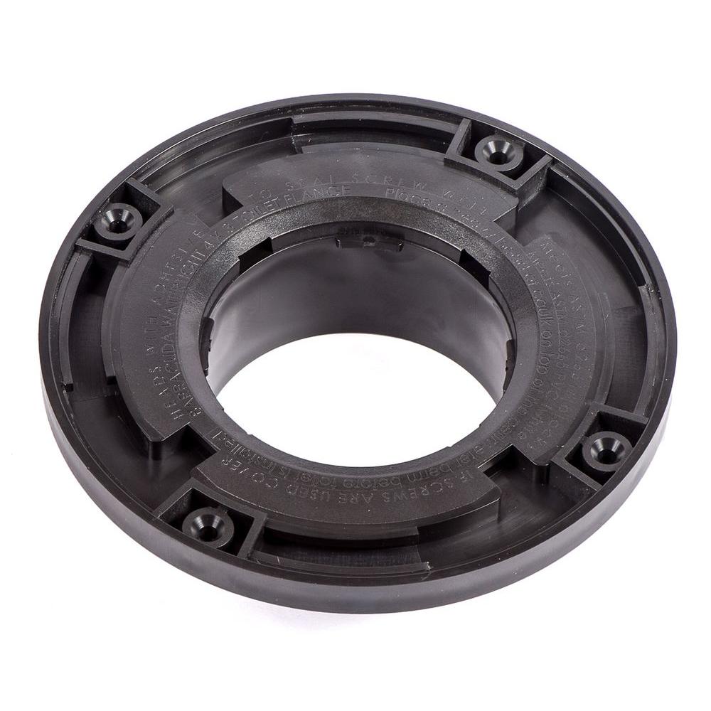 Barracuda Brackets 4 in. x 3 in. ABS Watertight Toilet FlangeBB2014ABS