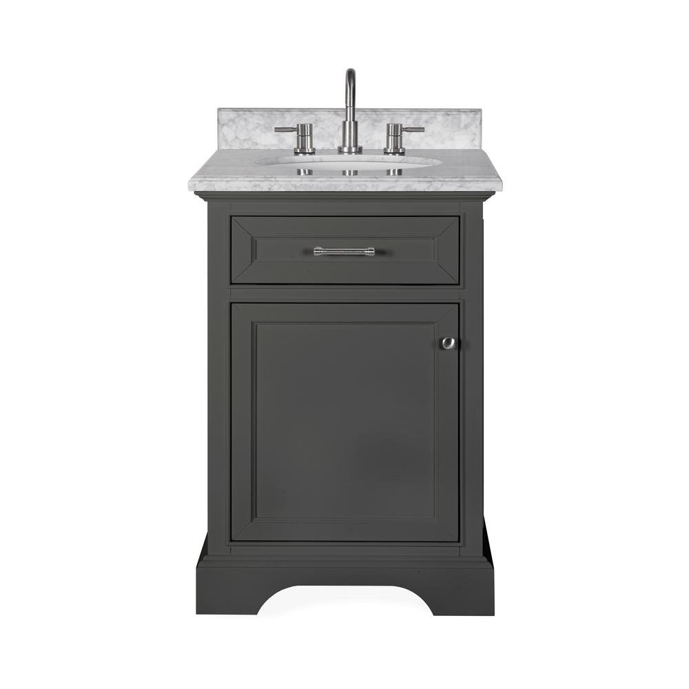 Home Decorators Collection Windlowe 24 In W X 22 D 35 H Bath Vanity Gray With Carrara Marble Top White Sink 15101 Vs24c Gr The Depot - Home Decorators Collection Bathroom Vanities Home Decorators Collection Windlowe 24 In W X 22 D 35 H Bath Vanity Gray With Carrara Marble Top White Sink 15101 Vs24c Gr The Depot - Home Decorators Collection Bathroom Vanities