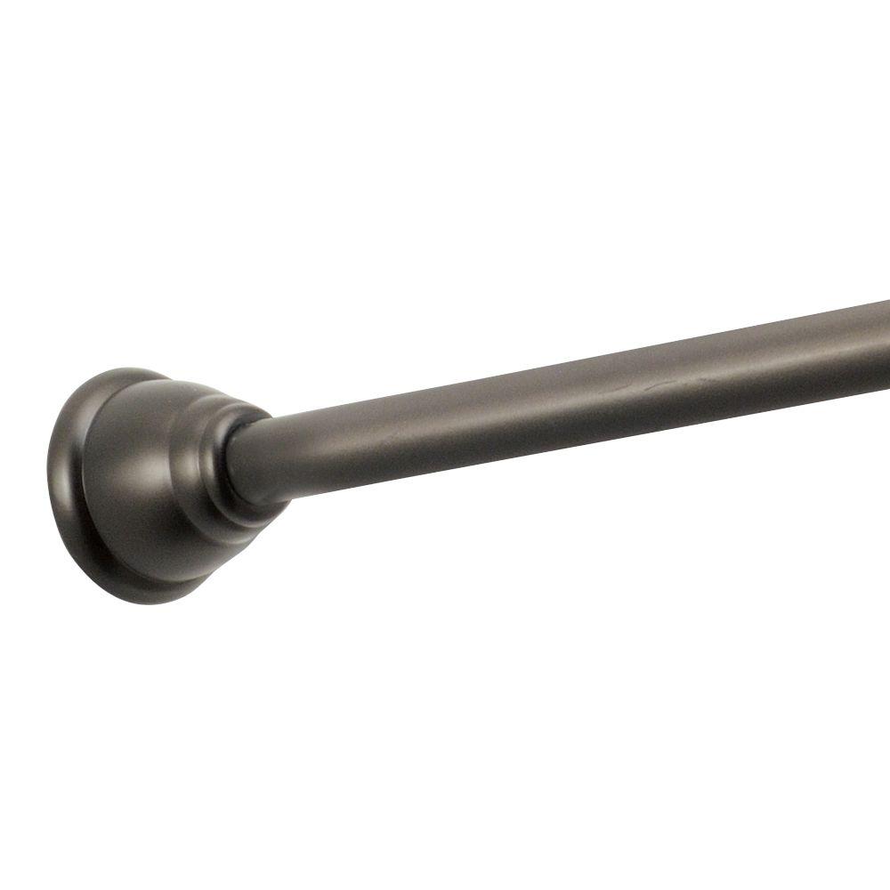 Kingston Brass 64 in. x 27 in. Corner Shower Rod in Oil Rubbed Bronze