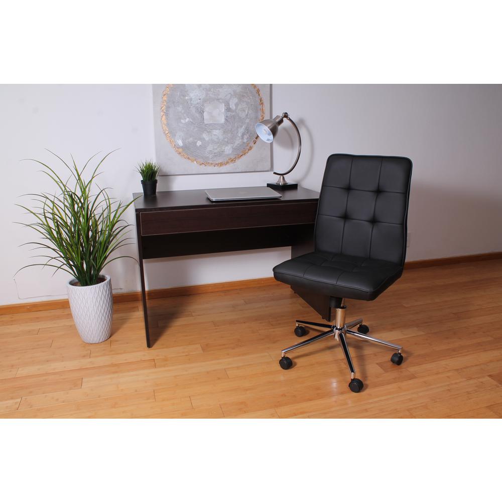 Boss Black Modern Office Chair B330 Bk The Home Depot Boss Black Modern Office Chair