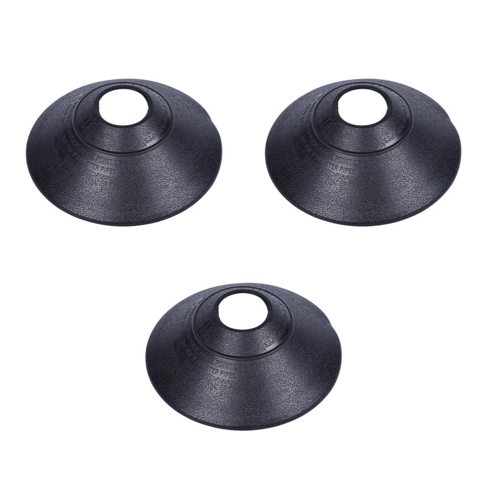 Oatey 1.5 in. 3 in. Roof Flashing Vent Pipe Rain Collar (3Pack