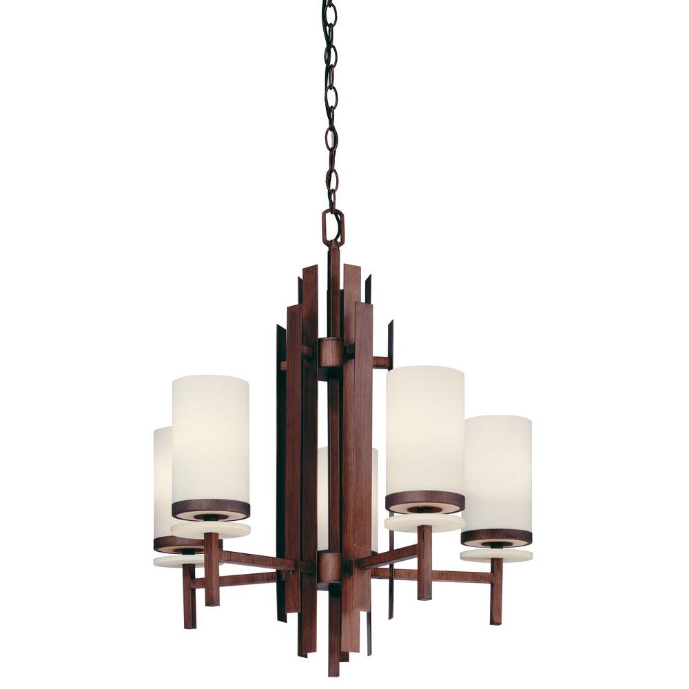 Lithonia Lighting 5-LIGHT BB HANGING CHANDELIER-10855 BZB ...