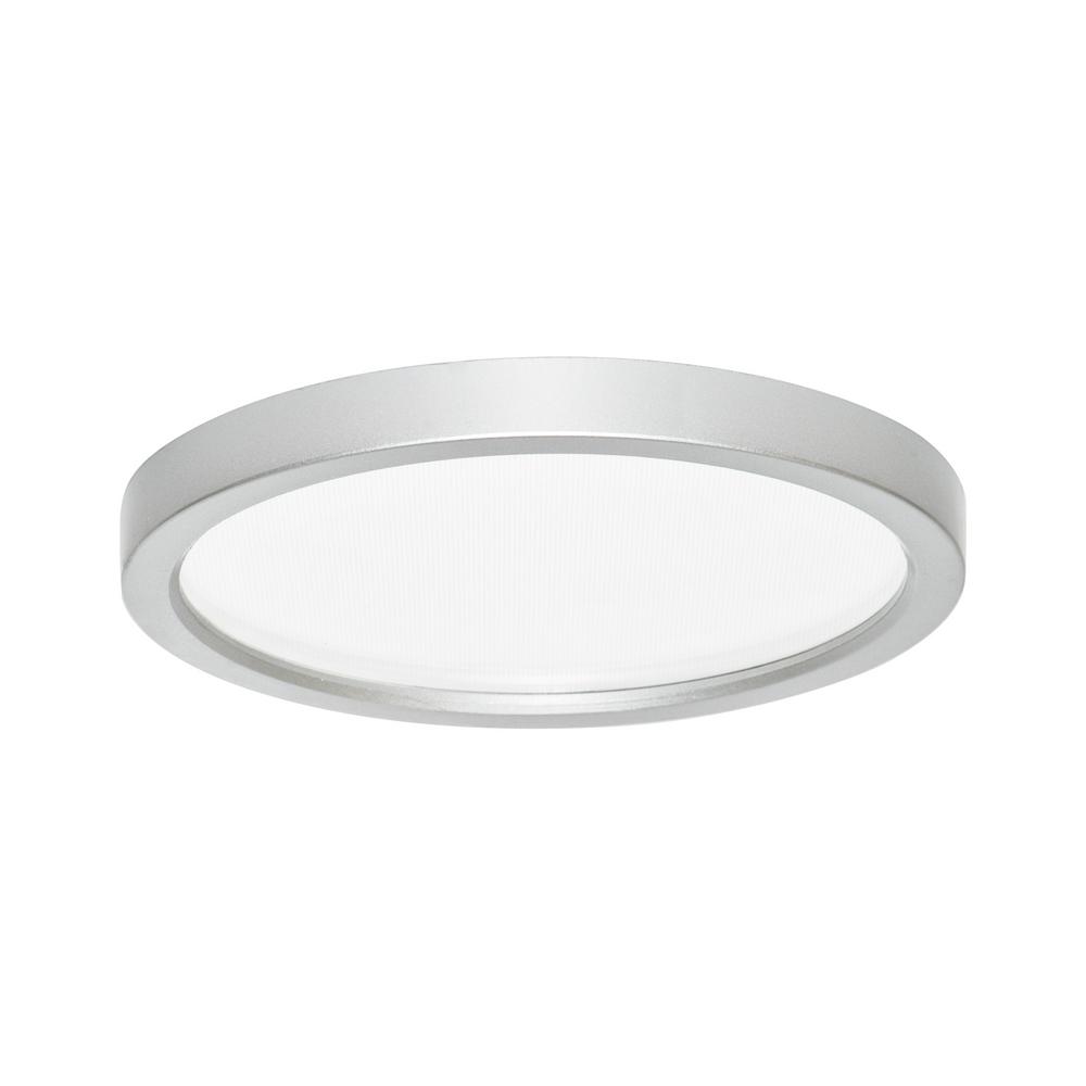 Slim Disk Round Smdl 5 5 In Nickel Recessed Integrated Led Trim