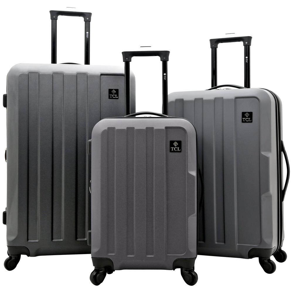 Travelers Club Albany 28 in., 24 in. and 20 in.Value Hardside Suitcase ...