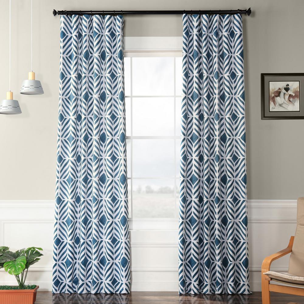 Exclusive Fabrics Furnishings Palisade Ocean Green Blackout Room