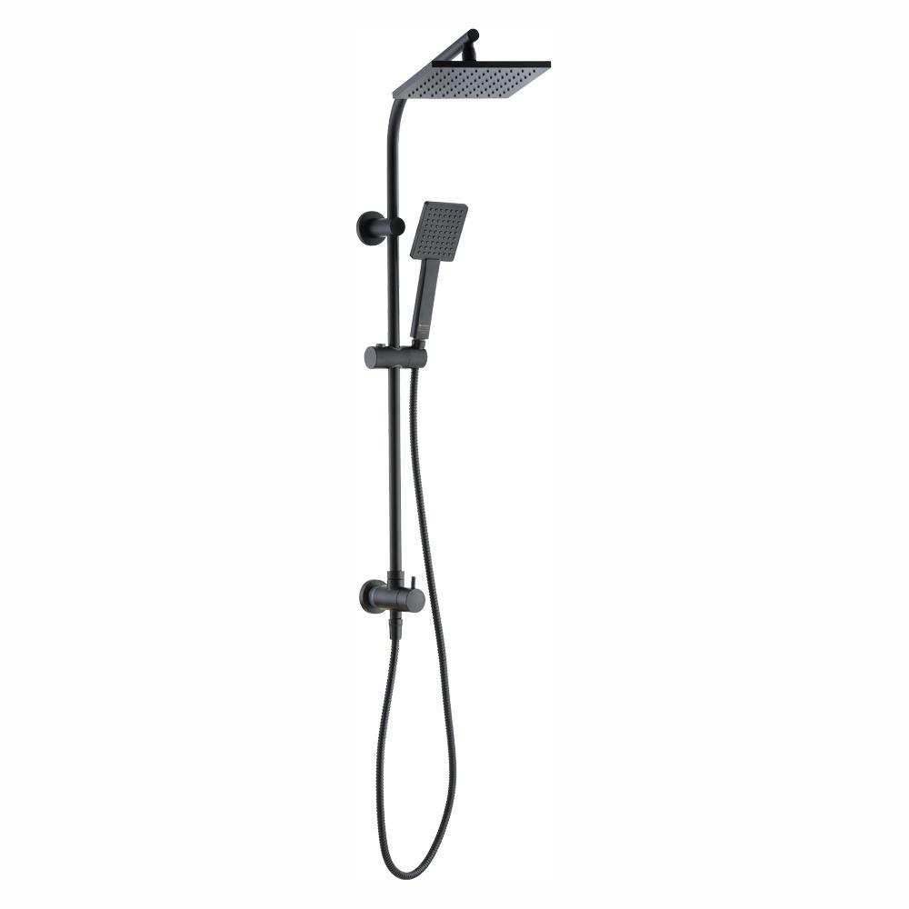 Glacier Bay Modern 1Spray Wallbar Shower Kit with Handshower in Matte BlackHD58101X5110H