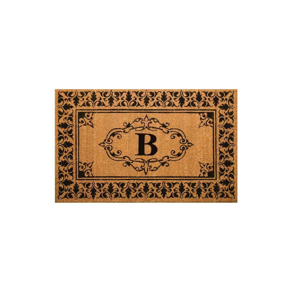 Nuloom Welcome 36 In X 72 In Indoor Outdoor Monogrammed Letter B