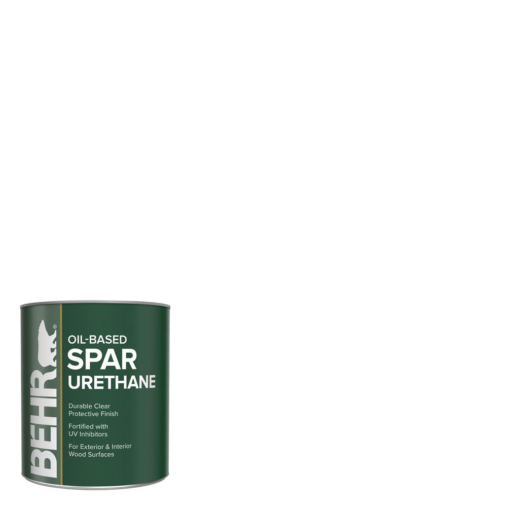 BEHR 1 qt. SemiGloss Clear OilBased Interior/Exterior Spar Urethane