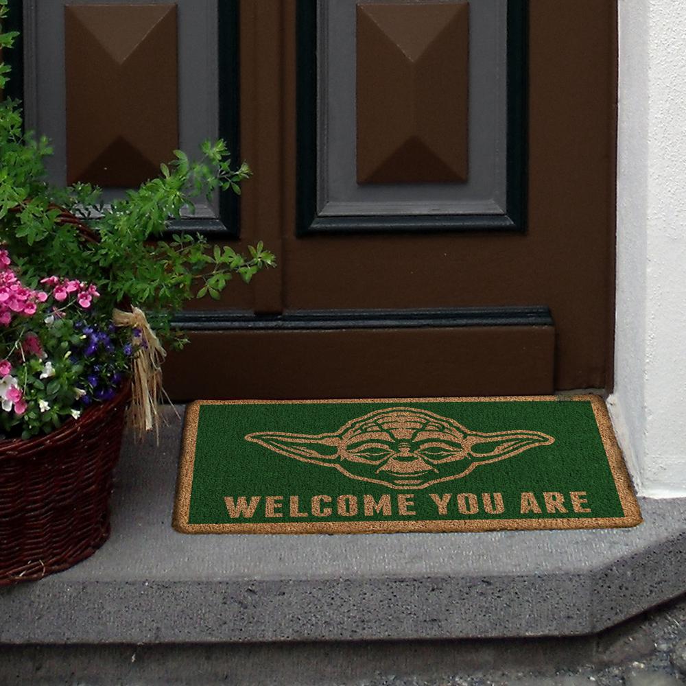 Pyramidamerica Star Wars Yoda 17 In X 29 In Coir Door Mat