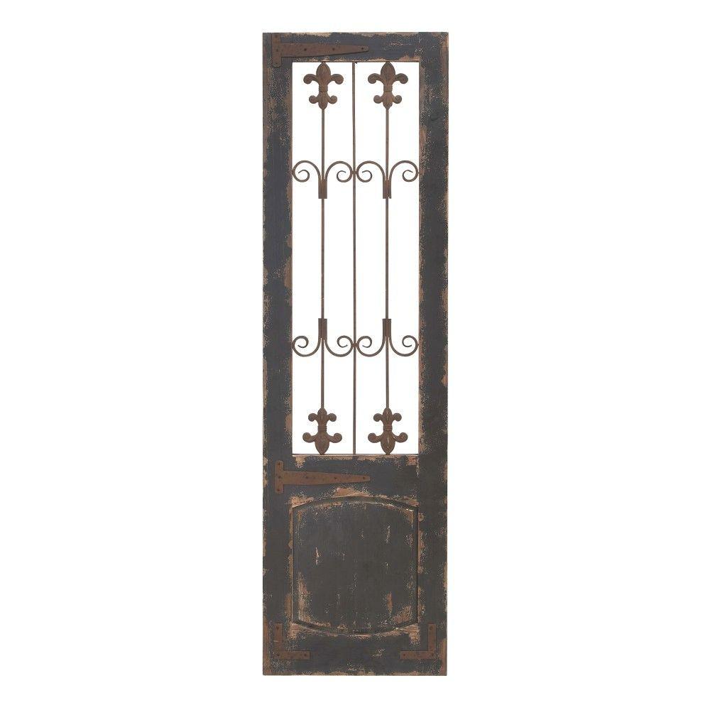 Litton Lane Adrian 57 In H Gate Wall Art 52726 The Home Depot H Gate Wall Art