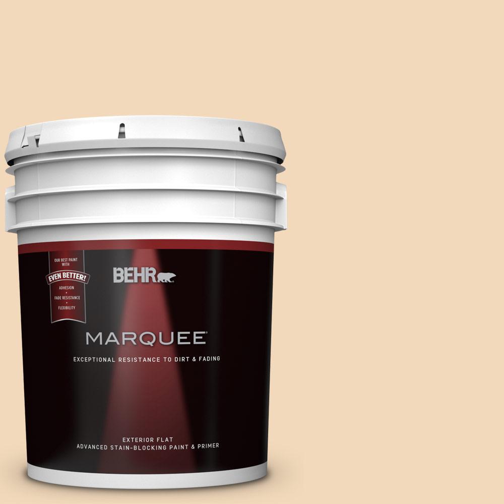 BEHR MARQUEE 5gal. M2502 Golden Pastel Flat Exterior Paint445005