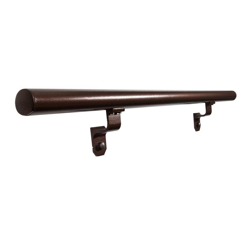 metal outdoor handrails deck stairs the home depot