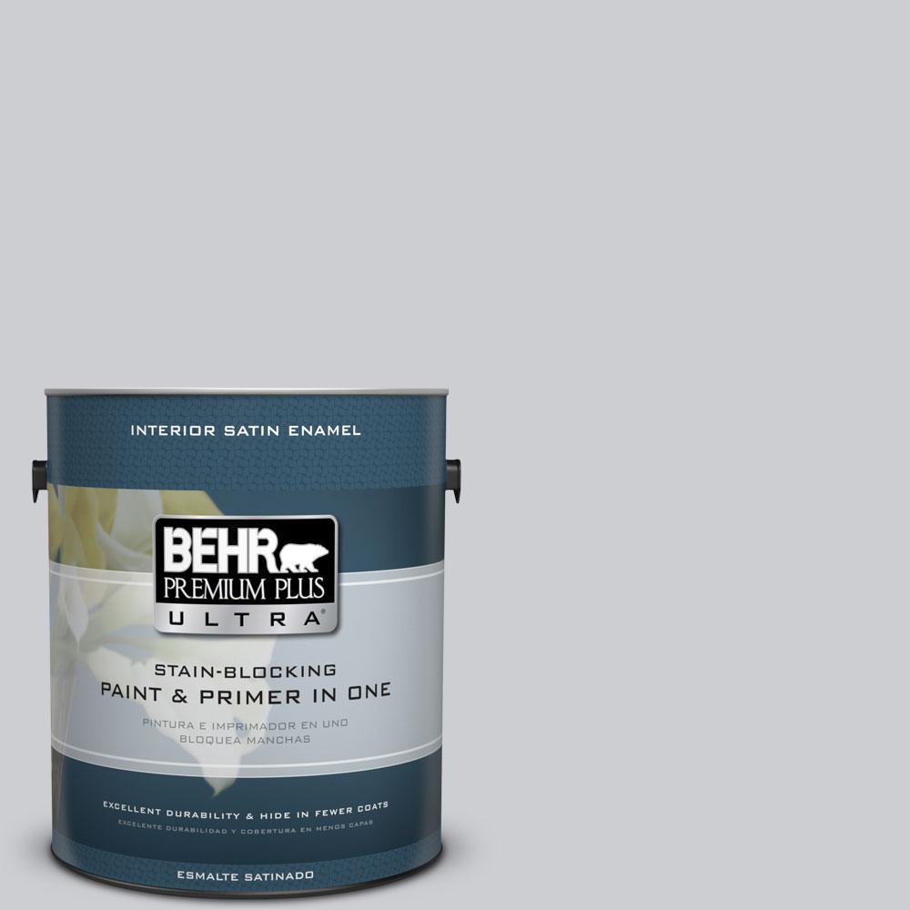 BEHR Premium Plus Ultra 1gal. 760E2 Manhattan Mist Satin Enamel