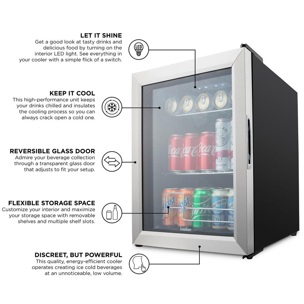17 inch beverage refrigerator