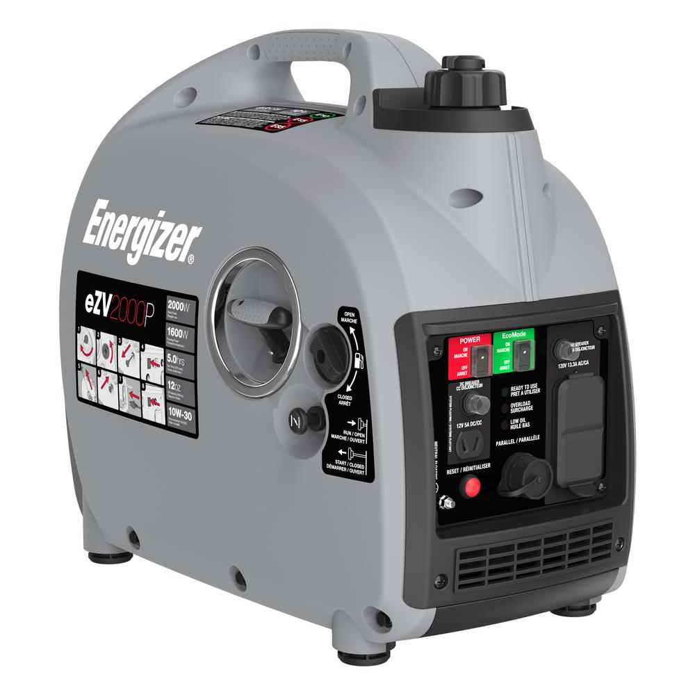 Ryobi 2,200Watt Gray Gasoline Powered Digital Inverter Generator