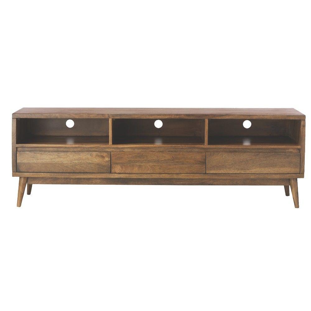 Home Decorators Collection Conrad Antique Natural Entertainment Center