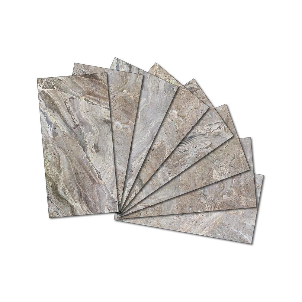 Instant Mosaic 3 In X 6 6mm Upscale Designs Crystal Beveled 3 In X 6 6mm Upscale Designs Crystal Beveled Gl Mosaic Wall Tile 7 8 Sq Ft Set Of 64