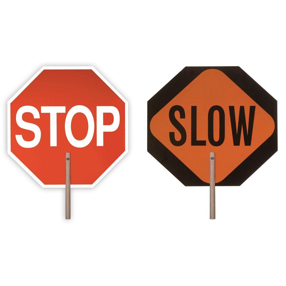 REAL SLOW STREET TRAFFIC SIGN