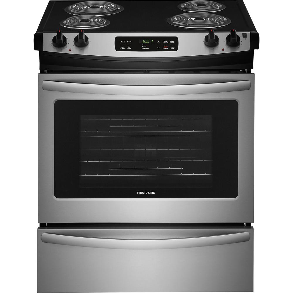 UPC 012505804656 product image for Frigidaire 4.6 cu. ft. Slide-In Electric Range with Self-Cleaning in Stainless S | upcitemdb.com