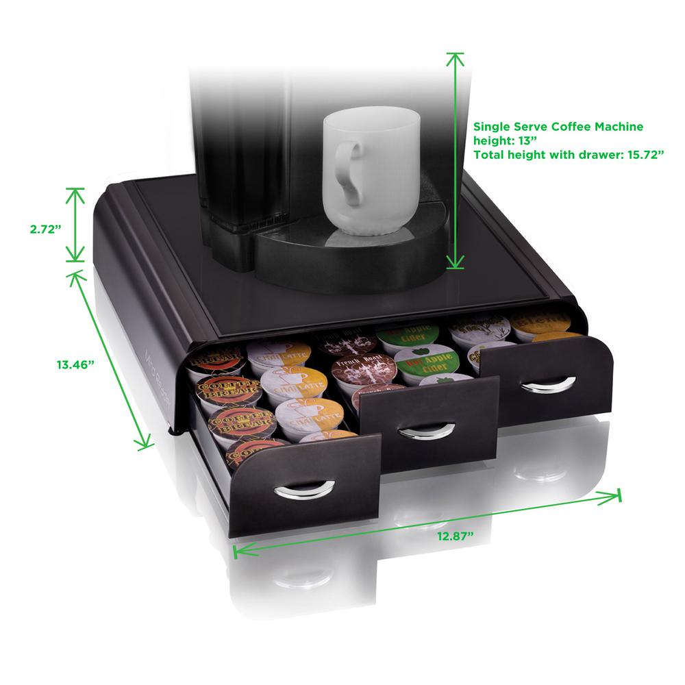 K-cup Holder Storage Drawer for Keurig K-cup Coffee Pods Holds 30 Coffee Pods
