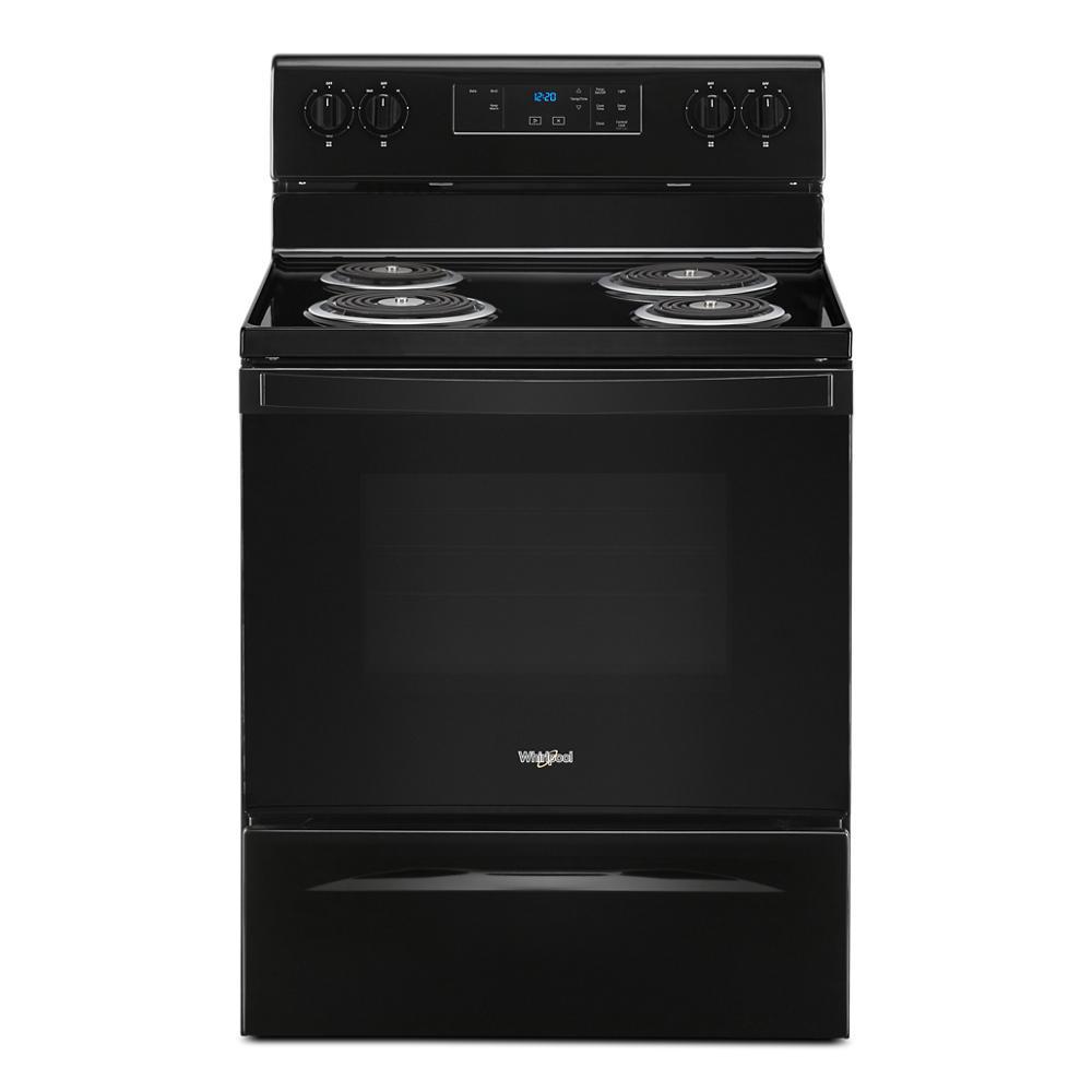 Whirlpool 30 in. 4.8 cu. ft. 4-Burner Electric Range with Keep Warm Setting in Black with Storage Drawer-WFC150M0JB - The Home Depot | Whirlpool Stove Top Wiring Diagram | | The Home Depot