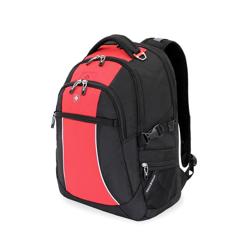 red swiss gear backpack