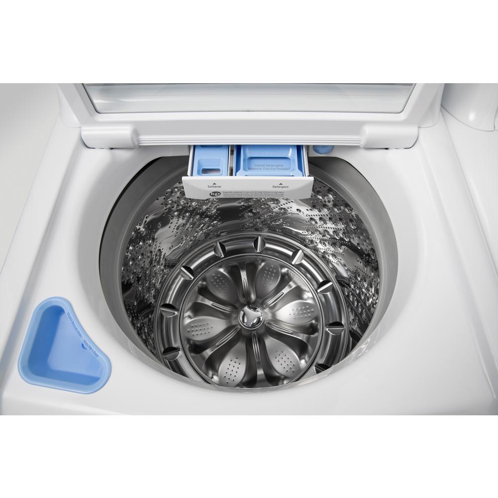 5.0 cu. ft. High Efficiency Mega Capacity Smart Top Load Washer with TurboWash3D and Wi-Fi Enabled in White, ENERGY STAR