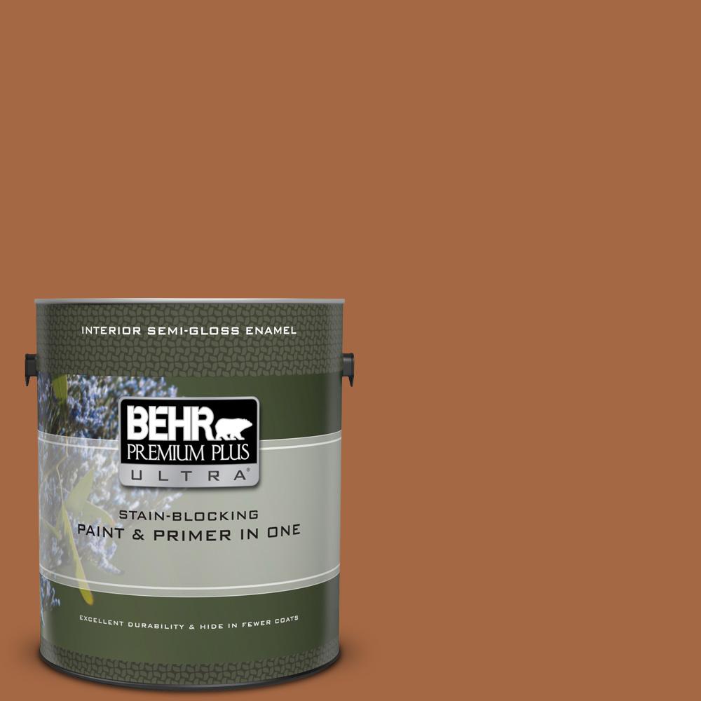 Behr Premium Plus Ultra 1 Gal Ppu3 16 Maple Glaze Semi Gloss Ppu3 16 Maple Glaze Semi Gloss
