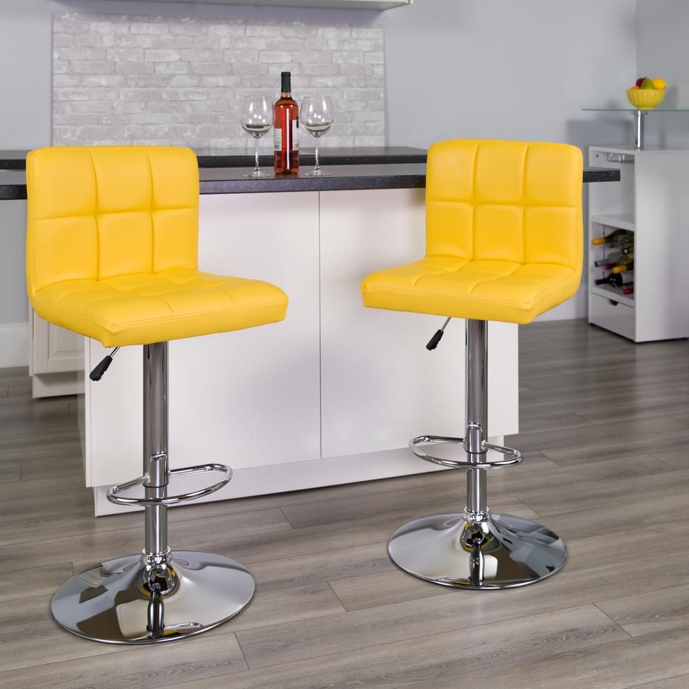 Yellow Bar Stools Kitchen And Dining Room Furniture The Home Depot