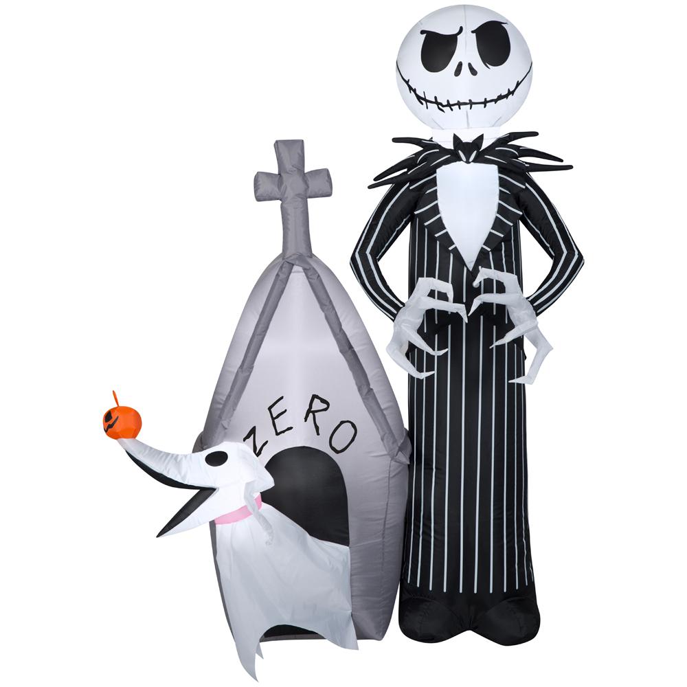 Outdoor Decor Halloween Inflatable Disney 5 Jack Skellington The