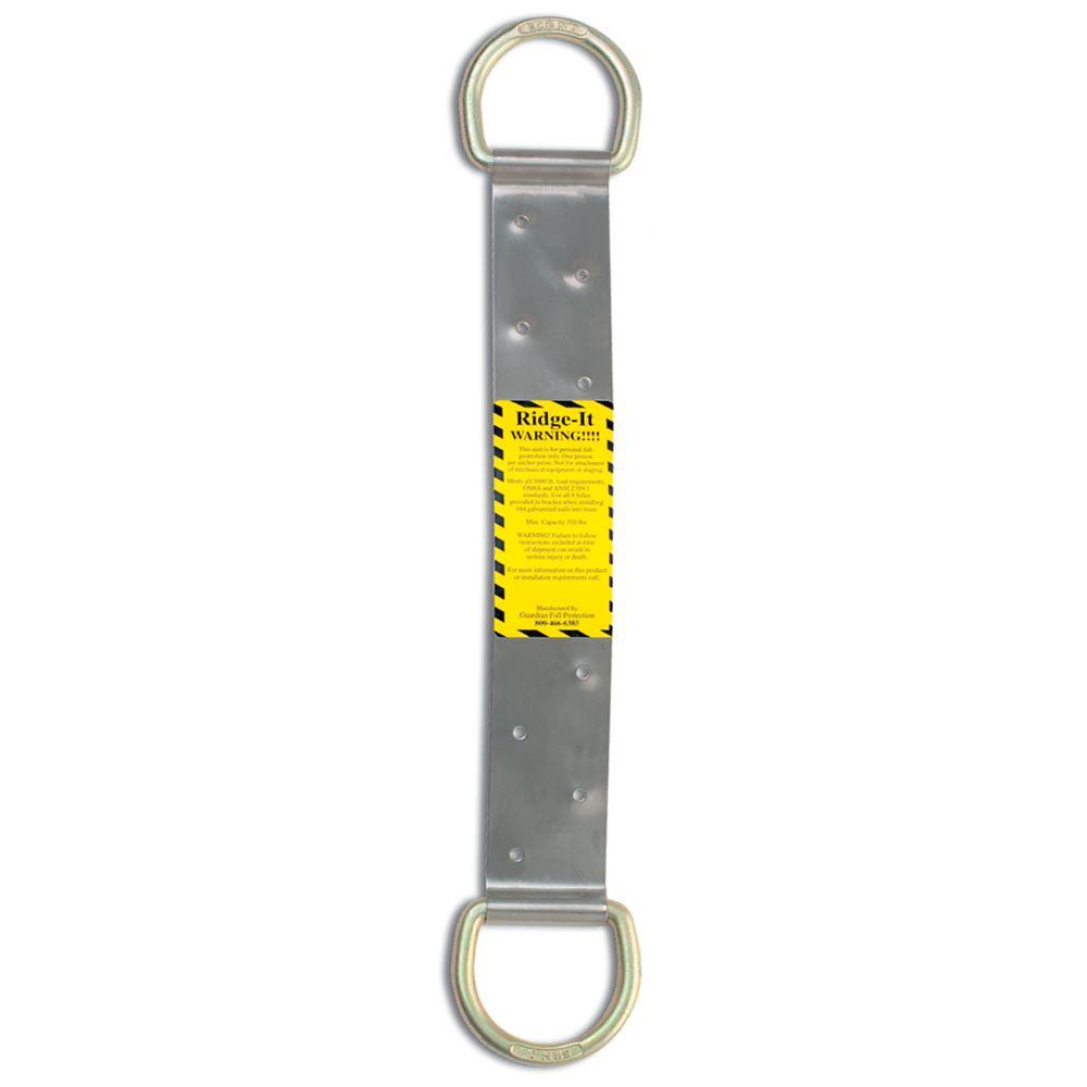 Guardian Fall Protection Ridge Roof Anchor 00510 The Home Depot Guardian Fall Protection Ridge Roof