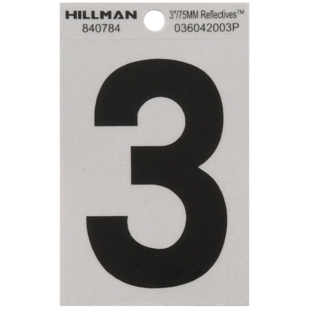 The Hillman Group 3 in. Vinyl Number 3840784 The Home Depot
