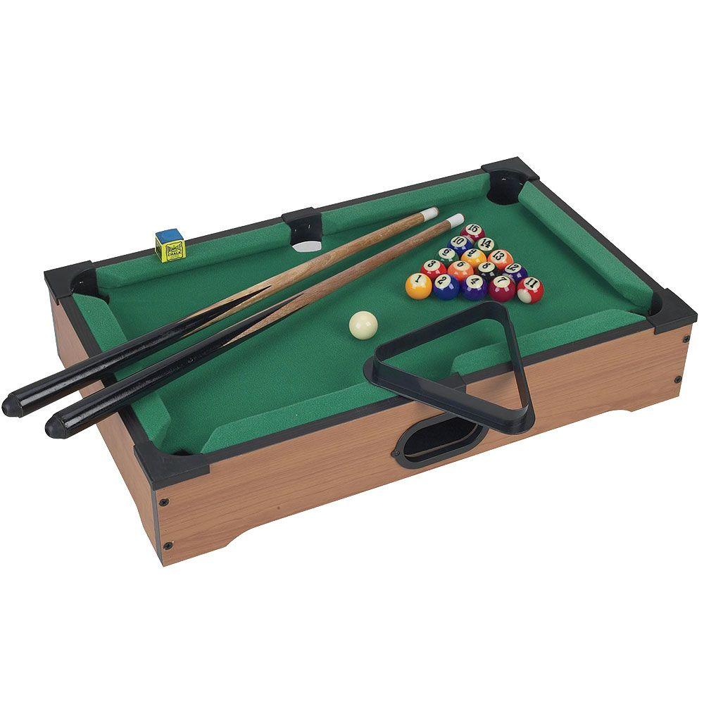 table top pool table