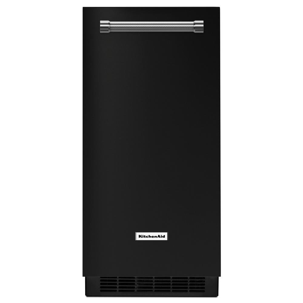 Kitchenaid 15 In 50 Lb Built Ice Maker Black