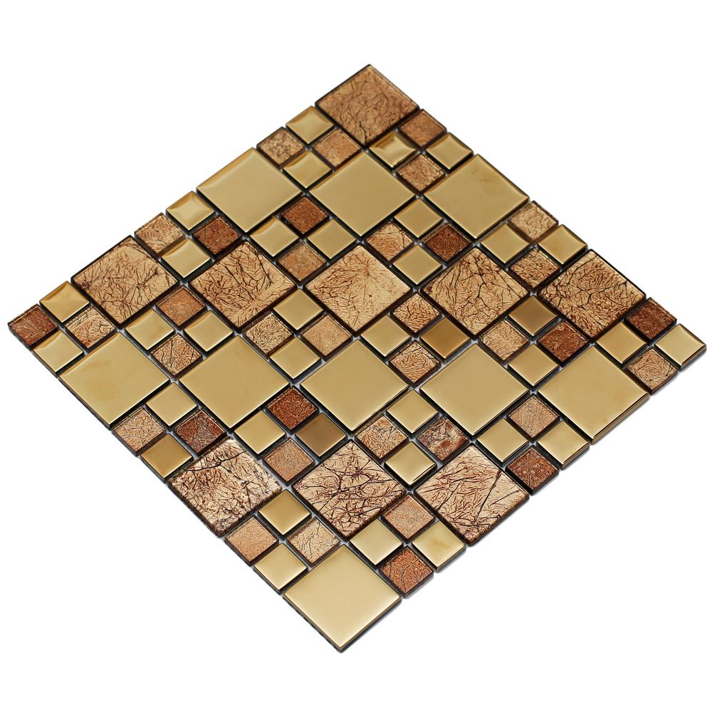 Gold Tile Flooring The Home Depot