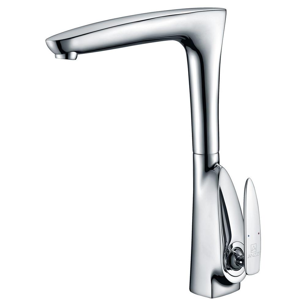 Moen Sombra Single Handle Standard Kitchen Faucet With Side Sprayer Timbre Series Single Handle Standard Kitchen Faucet In Polished Chrome