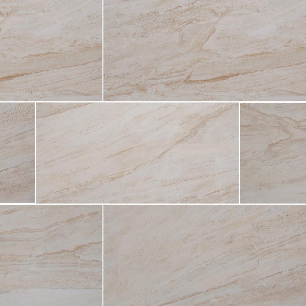 Msi Vigo Beige 24 In X 12 Matte Ceramic Floor And Wall Tile 16 Sq Ft Case Nhdvigbei1224 The Home Depot Matte Ceramic Floor And Wall Tile